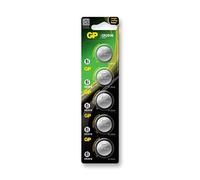 5XCR 2016 GP - Cella a bottone al litio, 3 V, 90 mAh, 20,0 x 1,6 mm, confezione