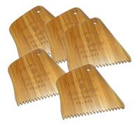 5X GREENFIX Surf Cera Pettine In Legno Di Bambù Per Surfboard