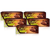 5X Grisbi, Biscotti Ripieni di Morbida Crema a Cioccolato Senza Glutine (Gluten Free), 150g [5 Confezioni]