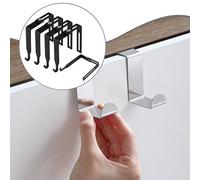 5x Grucce per cubicoli, ganci da parete in ferro per ufficio esterno, porta