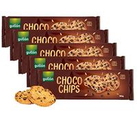 5X Gullon Choco Chips Golosi Biscotti Cookies con Gocce di Cioccolato Fondente 150g [5 Confezioni]