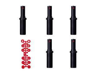 5x Hunter IRRIGATORE DINAMICO A TURBINA PGP 04 TRAIETTORIA 14 CON ATTACCO 3/4"