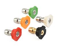 5X Idropulitrice Spray Punte Ugelli Alta Potenza Kit Veloce Collegamento 1/4 Kit