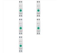5X Interruttore automatico intelligente Tuya WiFi 1P+N 63A Interruttore su guida DIN con statistiche elettriche Controllo vocale remoto per