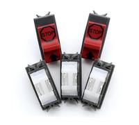 5x Interruttore di accensione/spegnimento/avviamento/arresto adatto for motosega 61 136 141 123 225 227 232 235 240 243 254 257 262 268 272 281