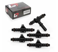 5x Irrigazione Pezzo-T Connettore Tubo Flessibile Pezzo di Riduzione Ø 6 MM - Ø