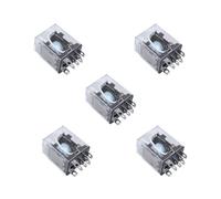 5X Jqx-13F Ly2 Ac 24V Coil 8-Pin Dpdt Rosso LED Relè Elettromagnetico