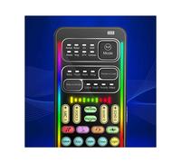 5X Kit Completo Cambio Voce I9 Effetti Audio Multipli Schede Audio Dal Vivo Strumento Microfono per Scheda Audio Dal Vivo Portatile