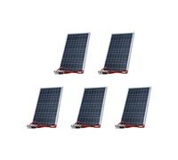 5X Kit Pannello Solare 12V Generatore Completo di Celle Solari Ricaricabili Portatili da Esterno da 10W per La Casa