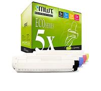 5x Kraft Office Supplies cartuccia del toner compatibile per Oki MC862CDTN MC861CDXN MC862DN MC861DN MC851CDXN MC851DN MC861 MC851 MC862CDXN MC862 MC851CDTN MC861CDTN
