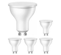 5x lampadina GU10 LED PAR16 bianco caldo (2700 K) 5,8 W 500lm 107