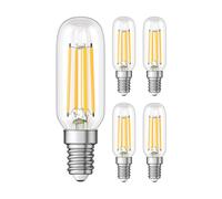 ledscom.de 5 pezzi E14 lampadina LED, T25, bianco caldo (2900 K), 4,2 W, 507lm