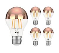 5x lampadina LED E27 A60 bianco caldo (2600 K) 7,5 W 839lm Specchio frontale [EEK: E]