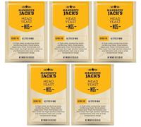 5x Lievito di birra Mangrove Jacks - Lievito di idromele M05 10g