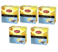 5x Lipton Russian Earl Grey Black Tea Pyramid 20p - Un tocco piacevole su...