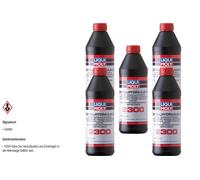 5x Liqui Moly 1L Olio-Idraulica 2300 Minerale per MB 343.0 3665