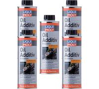 5x Liqui Moly 500ml Oil Additivo Olio Additivo MoS2 Indossare Additivo Per 1012