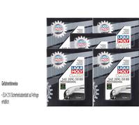 5X LIQUI MOLY Classic Olio Motore SAE 20W-50 HD 1L