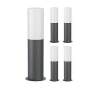 5x Luce di percorso GROPO / bitta per esterni IP44 41 cm antracite 1x E27 max.