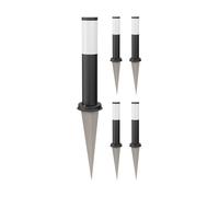 5x Luce di percorso PORU / bitta luminosa per esterni IP44 39 cm nero 1x E27