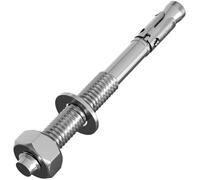 5x Lumonic Ancora pesante M10x140mm | Ancore a cuneo zincate di alta qualità | Montaggio a pressione, IMMEDIATAMENTE CARICABILE | Ancoraggio in calcestru