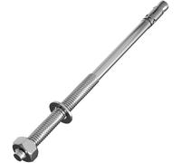 5x Lumonic Ancora pesante M10x210mm | Ancore a cuneo zincate di alta qualità | Montaggio a pressione, IMMEDIATAMENTE CARICABILE | Ancoraggio in calcestru