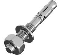 5x Lumonic Ancora pesante M12x125mm | Ancore a cuneo zincate di alta qualità | Montaggio a pressione, IMMEDIATAMENTE CARICABILE | Ancoraggio in calcestru