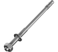 5x Lumonic Ancora pesante M16x280mm | Ancore a cuneo zincate di alta qualità | Montaggio a pressione, IMMEDIATAMENTE CARICABILE | Ancoraggio in calcestru