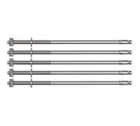 5x M12x325mm Ancoraggio pesante Galvanizzato Ancora a cuneo Ancora pesante Ancor