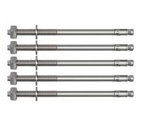 5x M16x315mm Ancoraggio pesante Galvanizzato Ancora a cuneo Ancora pesante Ancor