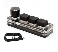 5X(Macropad Macro Tastiera Meccanica 3 Nera per Photoshop A8Y5)5326