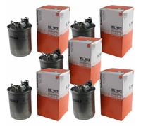 5X MAHLE / KNECHT Filtro Carburante KL 103
