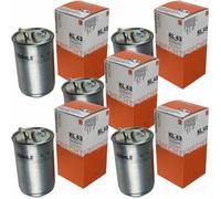 5X MAHLE / KNECHT Filtro Carburante KL 43