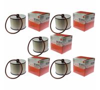 5X MAHLE / KNECHT Filtro Carburante KX 201D