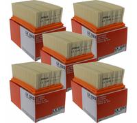5x MAHLE / KNECHT Filtro Dell'Aria LX 1293