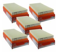 5X MAHLE / KNECHT Filtro Dell'Aria LX 1455