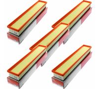 5X MAHLE / KNECHT Filtro Dell'Aria LX 1604