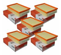 5X MAHLE / KNECHT Filtro Dell'Aria LX 343