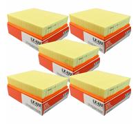 5X MAHLE / KNECHT Filtro Dell'Aria LX 422