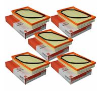 5X MAHLE / KNECHT Filtro Dell'Aria LX 977D