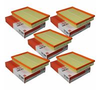 5x MAHLE / KNECHT Filtro Dell'Aria LX 999