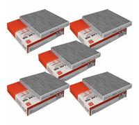 5X MAHLE / KNECHT Filtro Interno Pollenfilter Filtro Interno LAK 158
