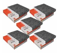 5X MAHLE / KNECHT Filtro Interno Pollenfilter Filtro Interno LAK 169