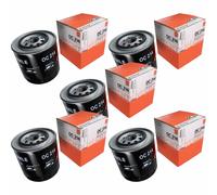 5X MAHLE / KNECHT Filtro Olio OC 214