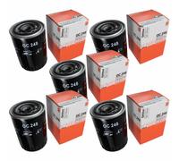 5X MAHLE / KNECHT Filtro Olio OC 248