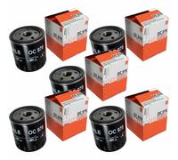 5X MAHLE / KNECHT Filtro Olio OC 976