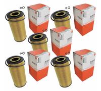 5X MAHLE / KNECHT Filtro Olio OX 123/1D