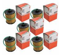 5X MAHLE / KNECHT Filtro Olio OX 258D