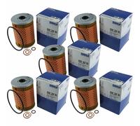 5X MAHLE / KNECHT Filtro Olio OX 32D