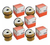 5X MAHLE / KNECHT Filtro Olio OX 346D
